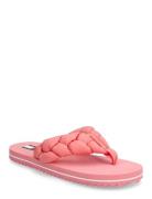 Braided Thong Beach Sandal Pink Tommy Hilfiger