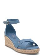 Mid Wedge Espad X Cross Blue Tommy Hilfiger