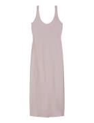 Matte Satin Hero Slip Dress Pink Calvin Klein
