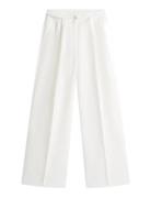 Linen Blend Wide Leg Pant White Tommy Hilfiger
