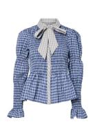 Yasbekka Ls Smock Shirt Blue YAS