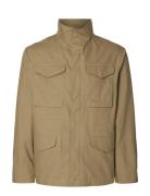 Slhjeremy Field Jacket Khaki Selected