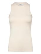 Rwbillie Sl Boxer Tank Top Cream Rosemunde
