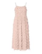Slfmyline Regular Midi Strap Dress B Pink Selected