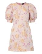 Pcbia 2/4 Short Dress Wvn D2D Pp Patterned Pieces