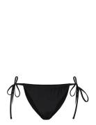 Pcbaomi Bikini Tie Bottom Bc Black Pieces
