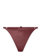 Pcbaomi Bikini Adjustable Thong Bc Burgundy Pieces