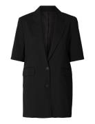 Slwrita Ss Relaxed Blazer Fd Black Selected
