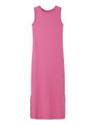 Nkfnakal Sl Slim Maxi Dress Noos Pink Name It