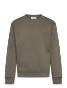 O-Neck Sweatshirt Green Enkel Studio