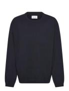 O-Neck Knit Navy Enkel Studio
