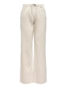 Onlsilla Lw Sporty Str Pant Cc Pnt Cream ONLY