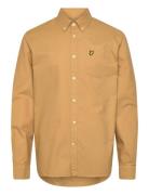 Plain Oxford Shirt Beige Lyle & Scott