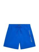 Medium Drawstring Zip Pocket Blue Tommy Hilfiger