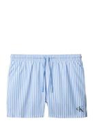 Short Drawstring Waistband Blue Calvin Klein
