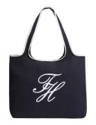 Th Summer Tote Canvas Navy Tommy Hilfiger