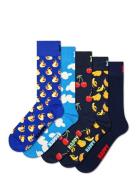 5-Pack Classic Rubber Duck Mix Socks Blue Happy Socks