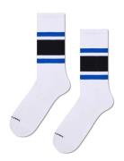 Simple Stripe Sneaker Sock White Happy Socks