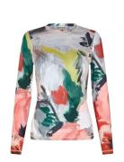 Stocking Jersey, Elastic Long Sleeve Top Patterned STINE GOYA