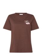Mini Cherry T-Shirt Brown Coster Copenhagen