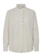 Gwen Frill Shirt Cream Coster Copenhagen