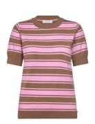 Blouse In Jaquard Knit Pink Coster Copenhagen