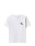 Chest Mono Logo Ss T-Shirt White Calvin Klein