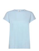 Rwnatali Capsleeve T- Shirt Blue Rosemunde