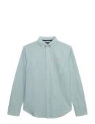 Slim Oxford Bd L,S Shirt Green Superdry