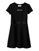 Fit And Flare Punto Dress Black Calvin Klein