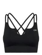 Ribbed Define Seamless Strappy Bra Black ICANIWILL