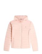 Stretch Nylon Lw Down Jacket Pink Tommy Hilfiger