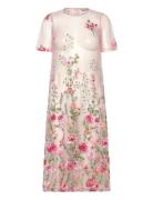 Fuschia Midi Dress Pink A-View