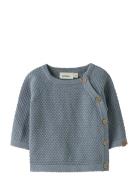Nbmfico Ls Wrap Knit Lil Grey Lil'Atelier