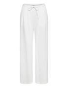 Onlita Mw Linen Look Wide Pant Tlr White ONLY