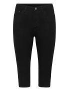 Kazelina Capri Jeans Black Kaffe