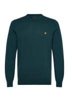 Cotton Crew Neck Jumper Green Lyle & Scott
