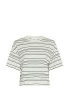 Mschjaxine Bahara Tee Stp Cream MSCH Copenhagen