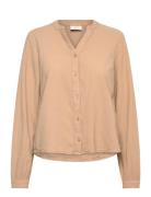 Kanaya Shirt Beige Kaffe