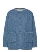 Quilt Loose Jacket Blue Coster Copenhagen