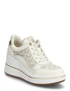 Emmy Wedge Trainer White Michael Kors