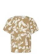 Kamarlo Blouse Beige Kaffe