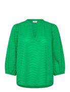 Kapenelope Blouse Green Kaffe
