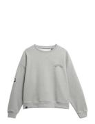 Athletic Relaxed Printed Crew Grey Superdry