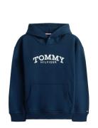 Monotype Print Hoodie Navy Tommy Hilfiger