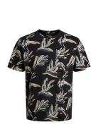 Jormontauk Aop Tee Crew Neck Black Jack & J S