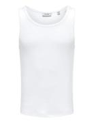 Onstanner Reg Sl Tank Top Noos White ONLY & SONS