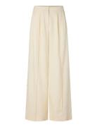 Pcmajse Mw Wide Pants Wvn D2D Pp Beige Pieces