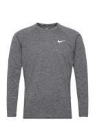 Nike Heather Long Sleeve Hydroguard Black NIKE SWIM