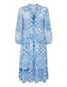 Onlmilana 7/8 Dress Wvn Noos Blue ONLY